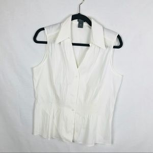 💵 Ann Taylor Short Sleeve Collared Shirt.